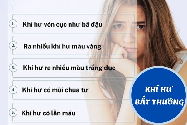 Màu và mùi huyết trắng thay đổi là dấu hiệu cảnh báo bất thường