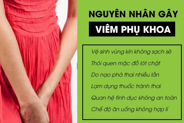 Viêm phụ khoa nữ giới do nhiều nguyên nhân khác nhau gây nên