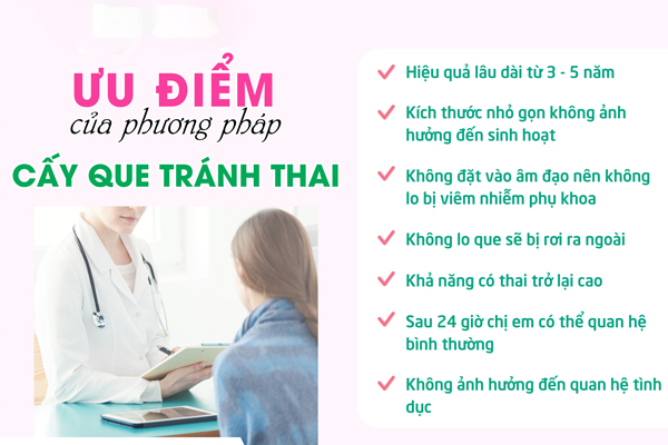 Cấy que phương pháp tránh thai an toàn, hiệu quả