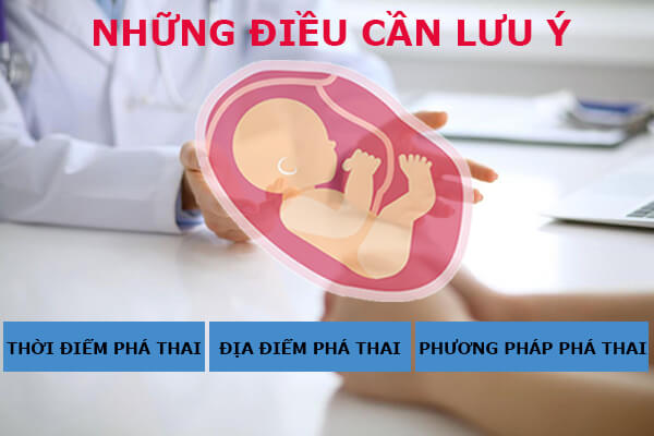 Khi phá thai cần lưu ý những điều gì?