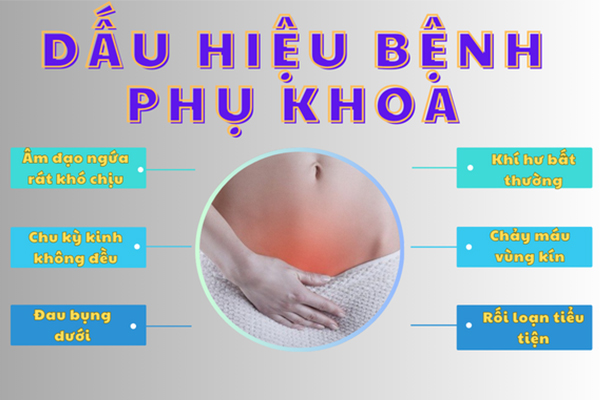 Những dấu hiệu bệnh phụ khoa điển hình dễ nhận biết