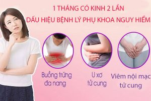 1 tháng có kinh 2 lần – Rối loạn bất thường ở cơ quan sinh sản chị em cần lưu ý